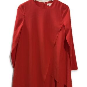 COS Elegant Red Asymmetrical Dress